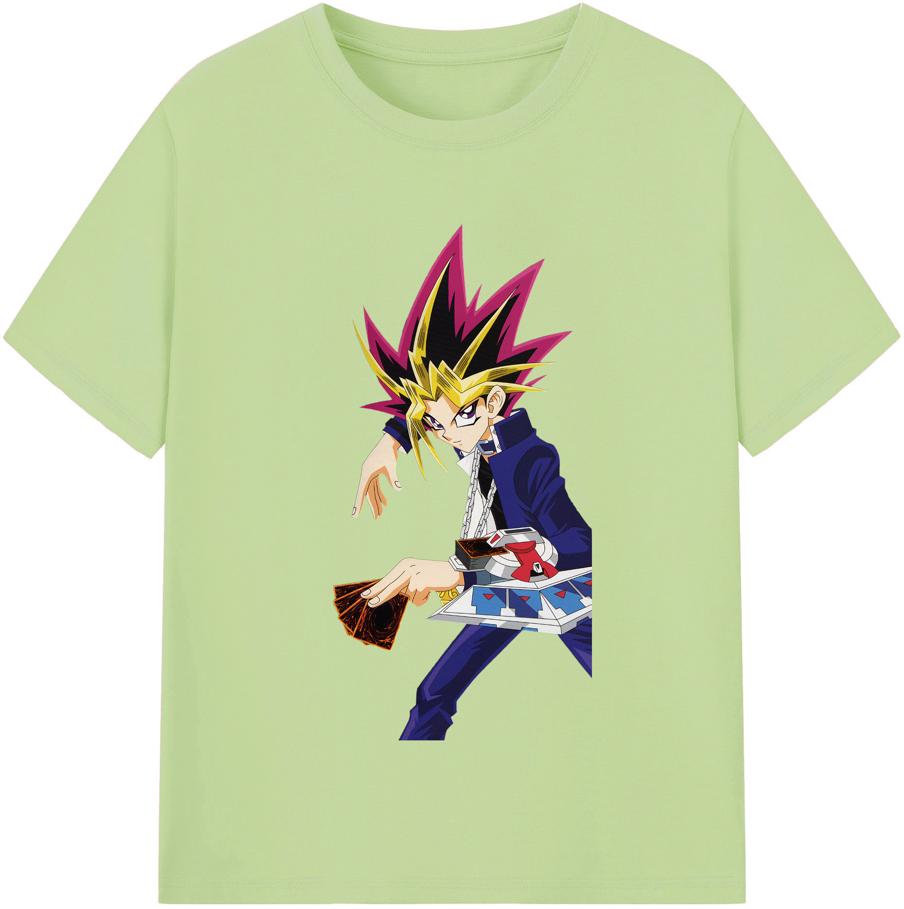 （画像用） 遊☆戯☆王 Yu-Gi-Oh! 綿100％半袖Tシャツ（フロントプリント）